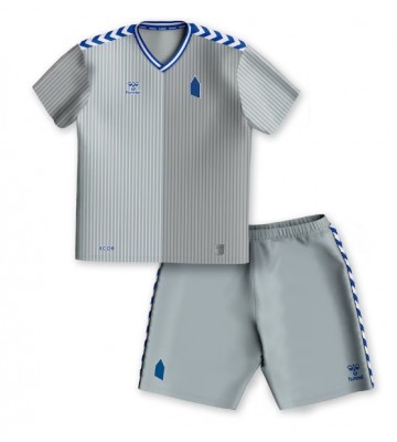 Lacne Dětský Futbalové dres Everton 2023-24 Krátky Rukáv - Tretina (+ trenírky)